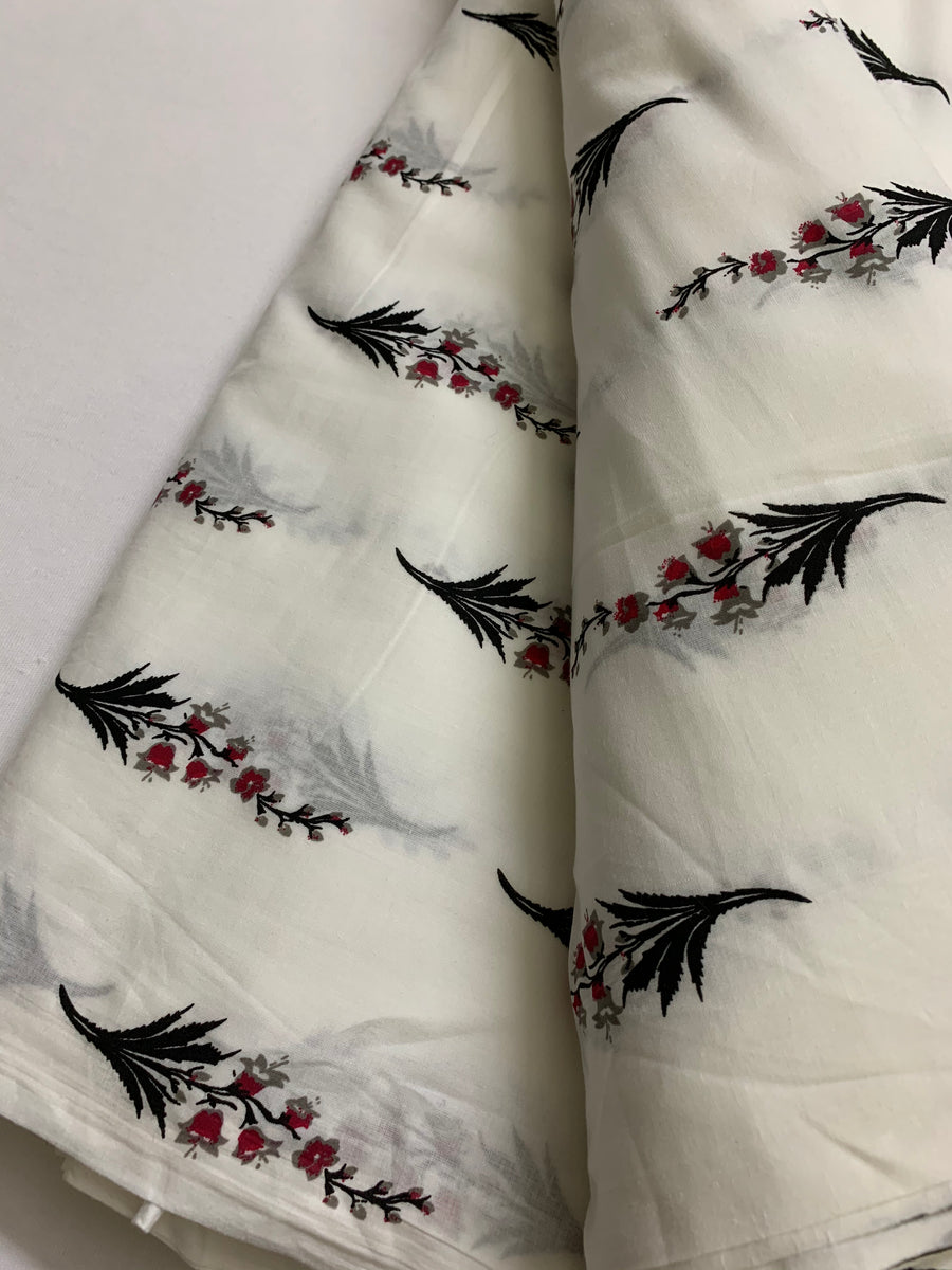 Printed pure cotton fabric