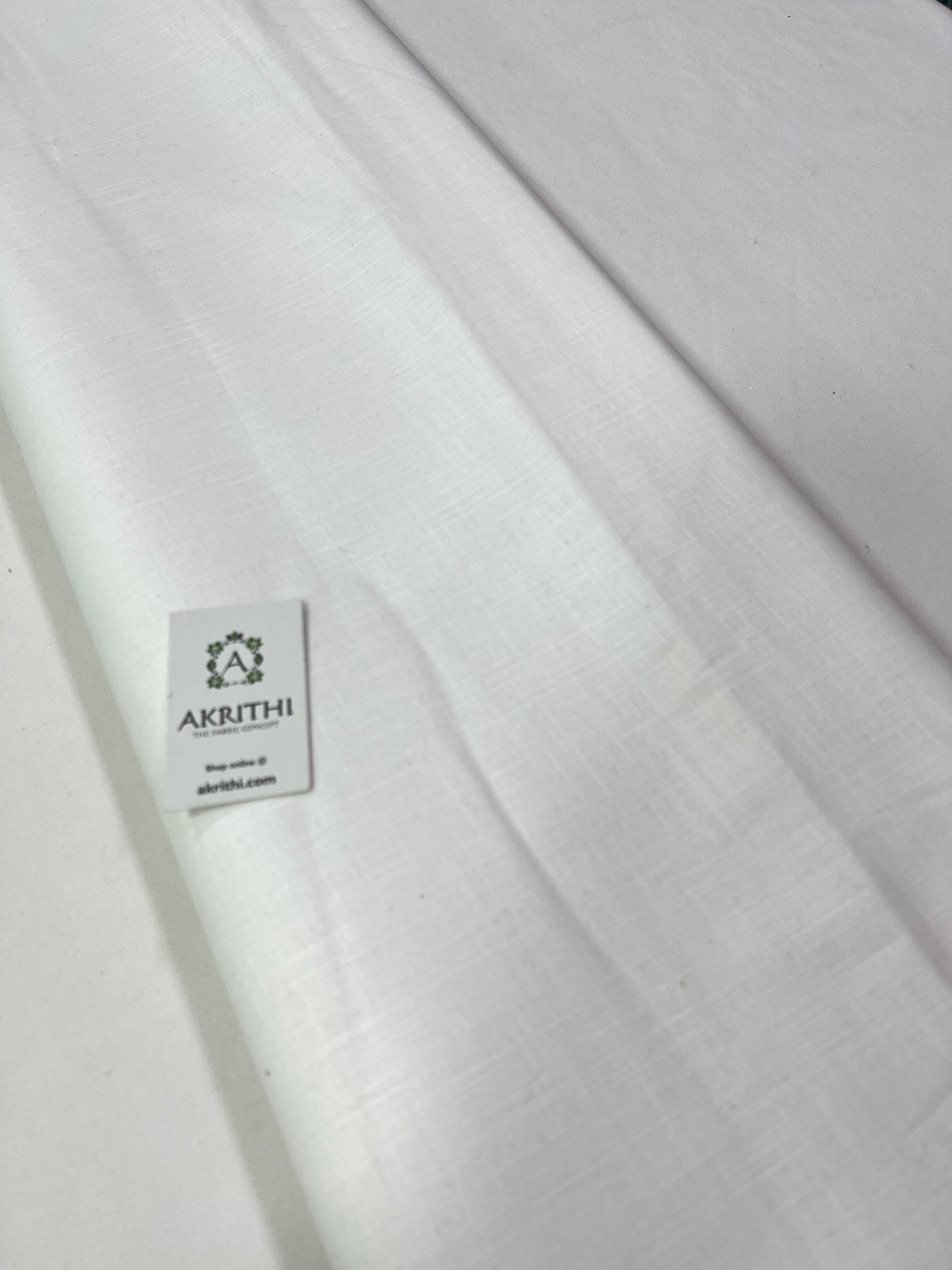 Plain cotton linen fabric