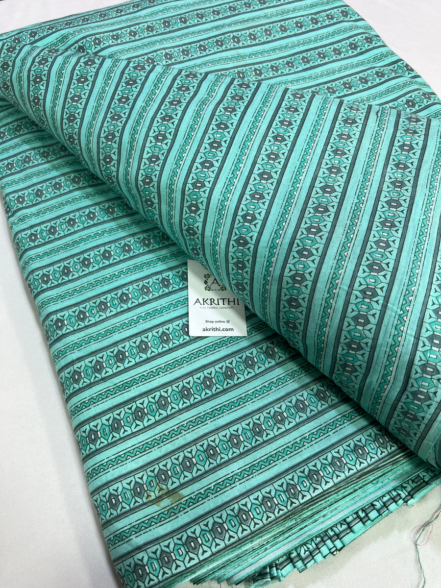 Printed pure cotton fabric