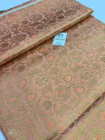 Handloom Banarasi brocade fabric