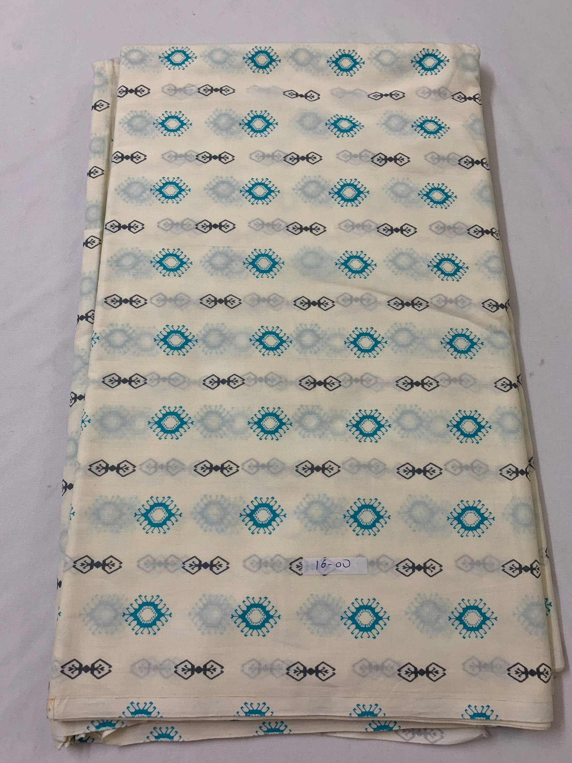 Printed pure cotton fabric