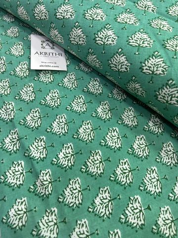 Printed pure cotton fabric