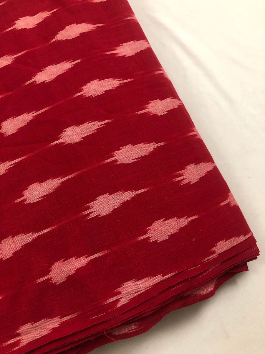 Ikat cotton fabric