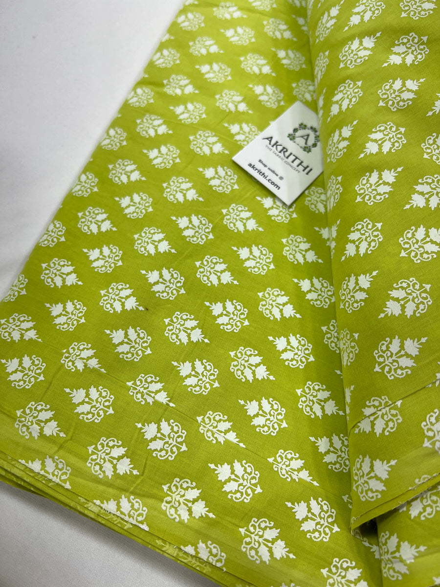 Printed pure cotton fabric