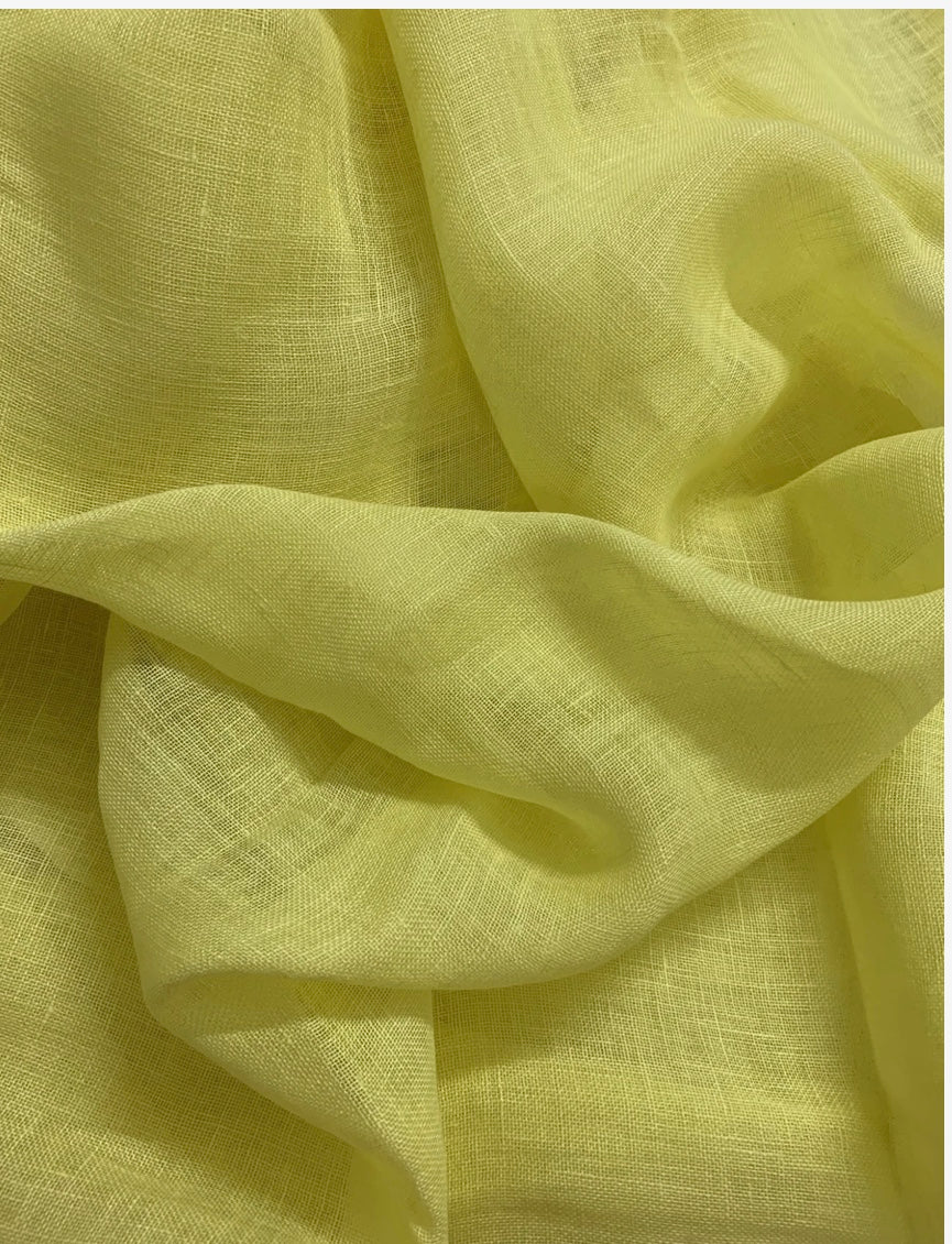 Pure linen kurta fabric