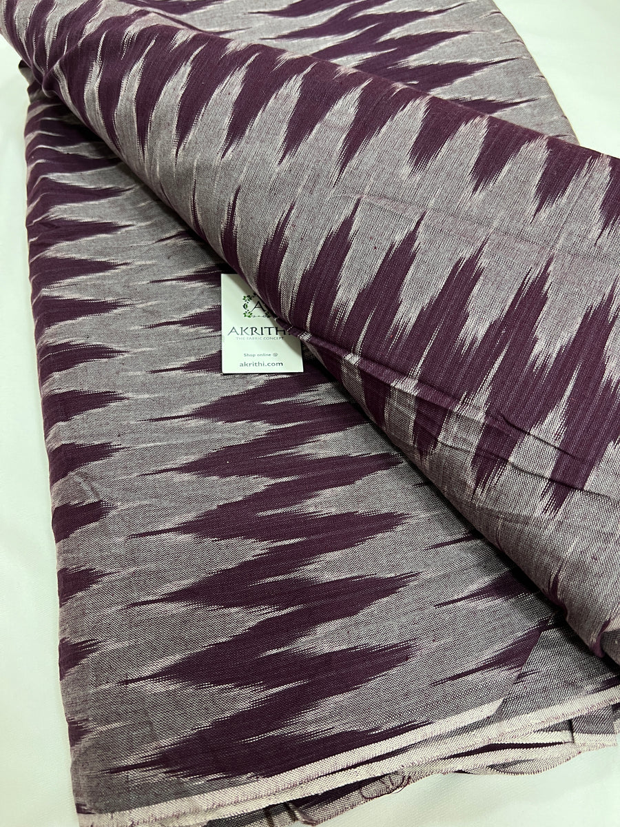 Handloom Ikat pure cotton fabric