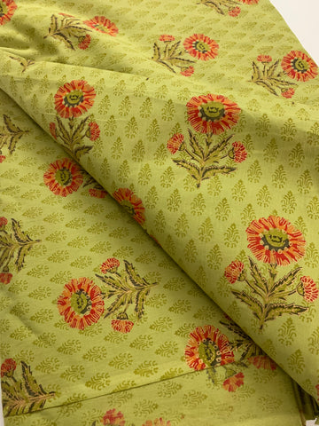 Printed cotton fabric