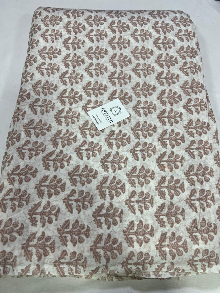 Printed pure cotton fabric