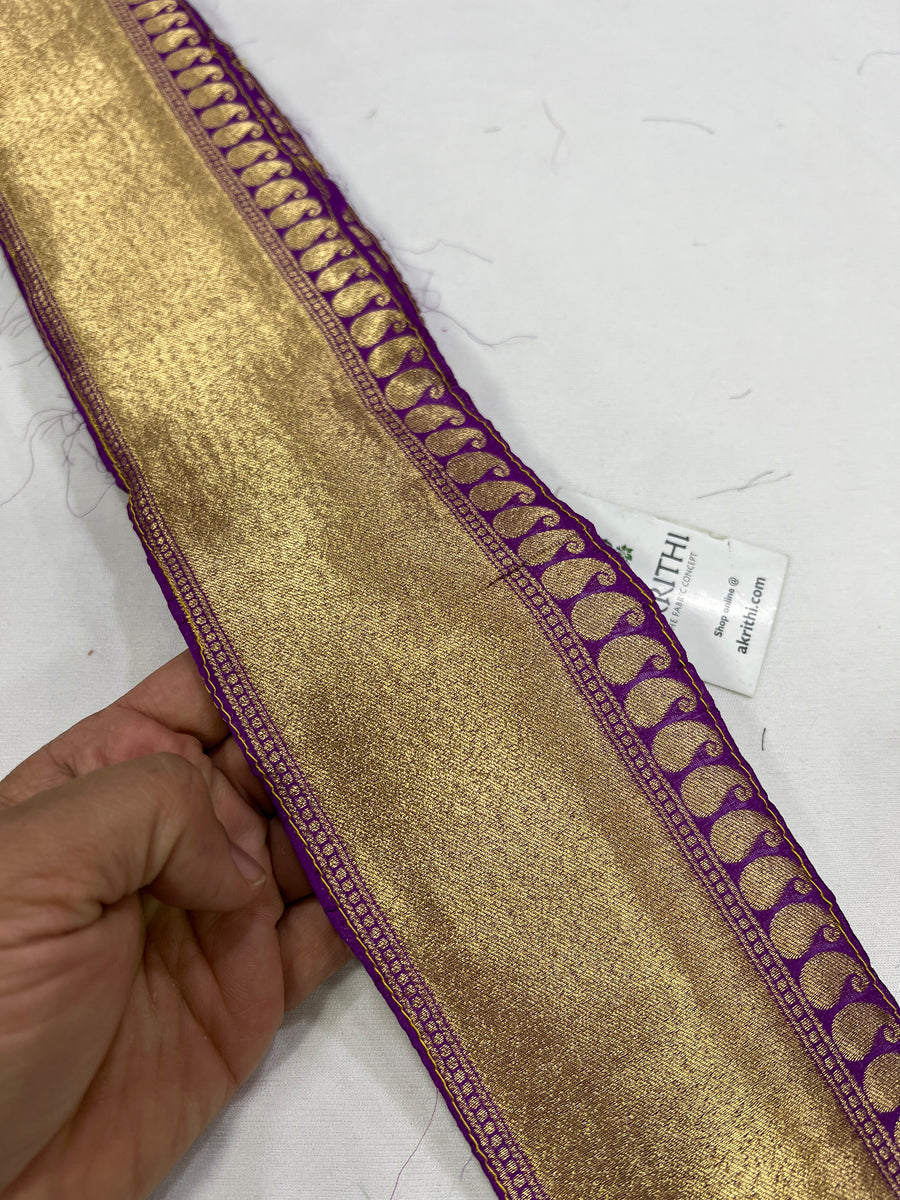 Handloom Banarasi lace 10 metres roll