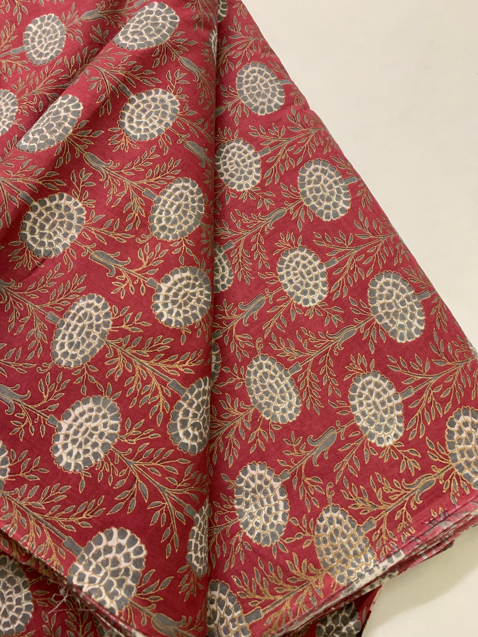 Printed cotton fabric