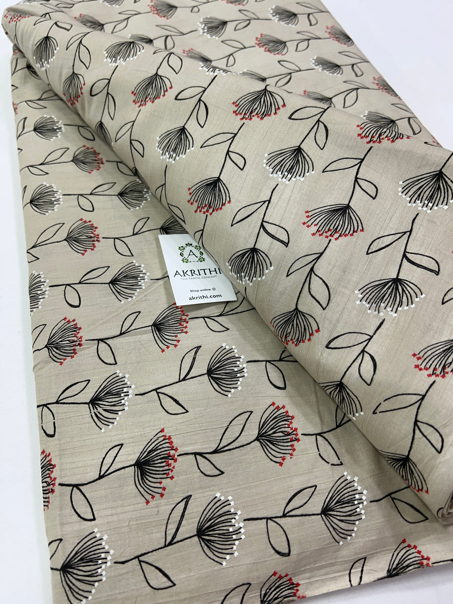 Printed pure cotton fabric