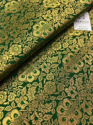 Handloom Banarasi brocade fabric