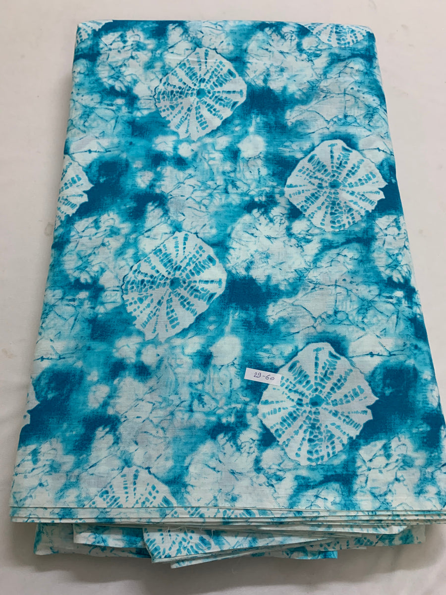 Printed pure cotton fabric