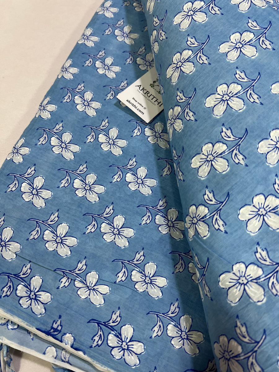 Printed pure cotton fabric