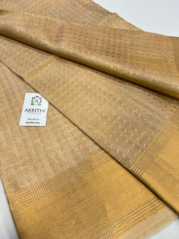 Pure gold tissue saree