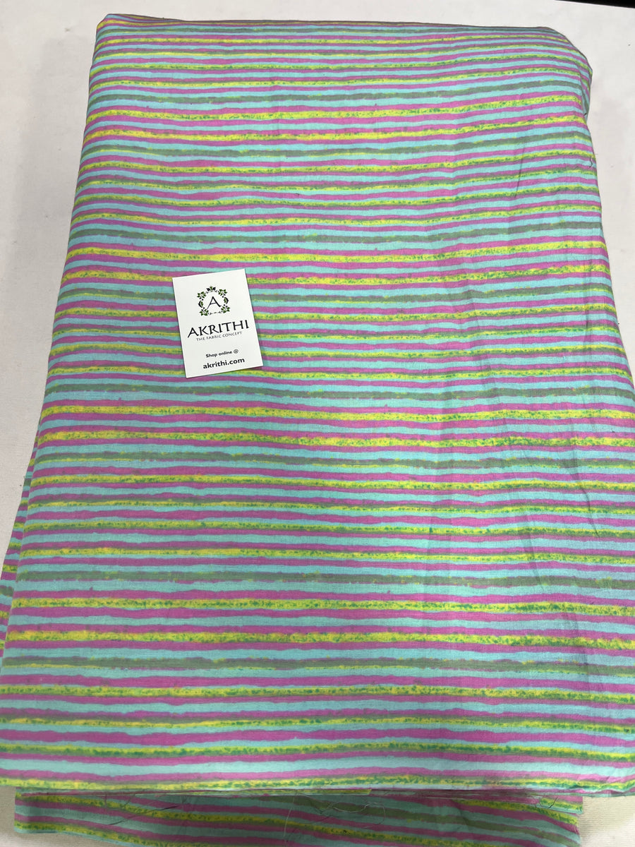 Printed pure cotton fabric