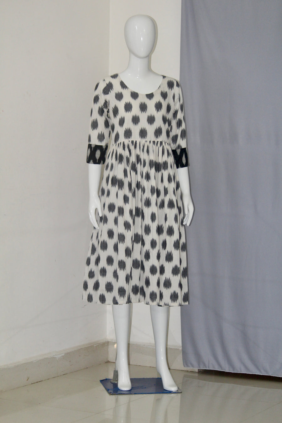 Pure cotton ikat dress