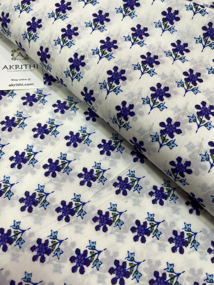 Printed pure cotton fabric