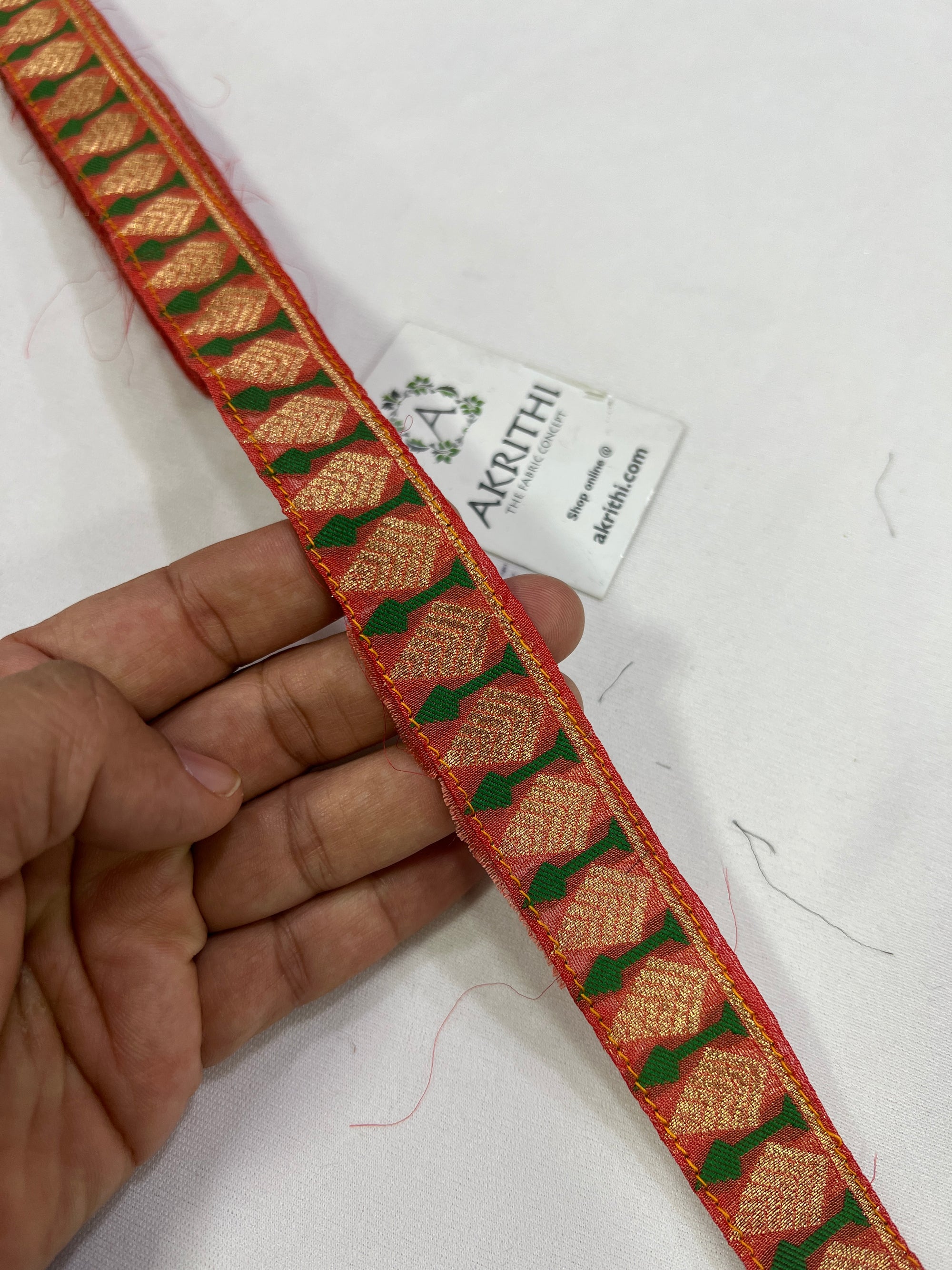 Handloom Banarasi lace 5 metres roll
