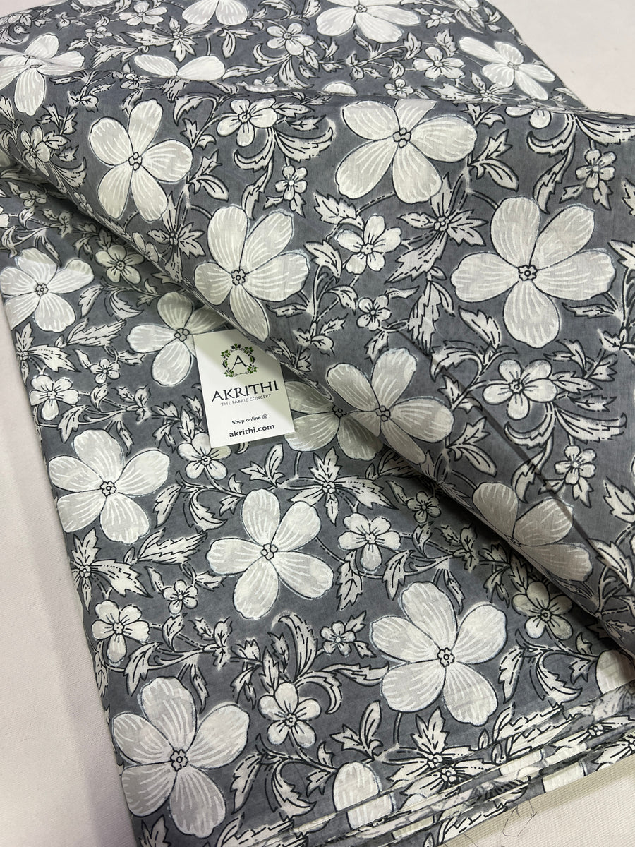 Printed pure cotton fabric