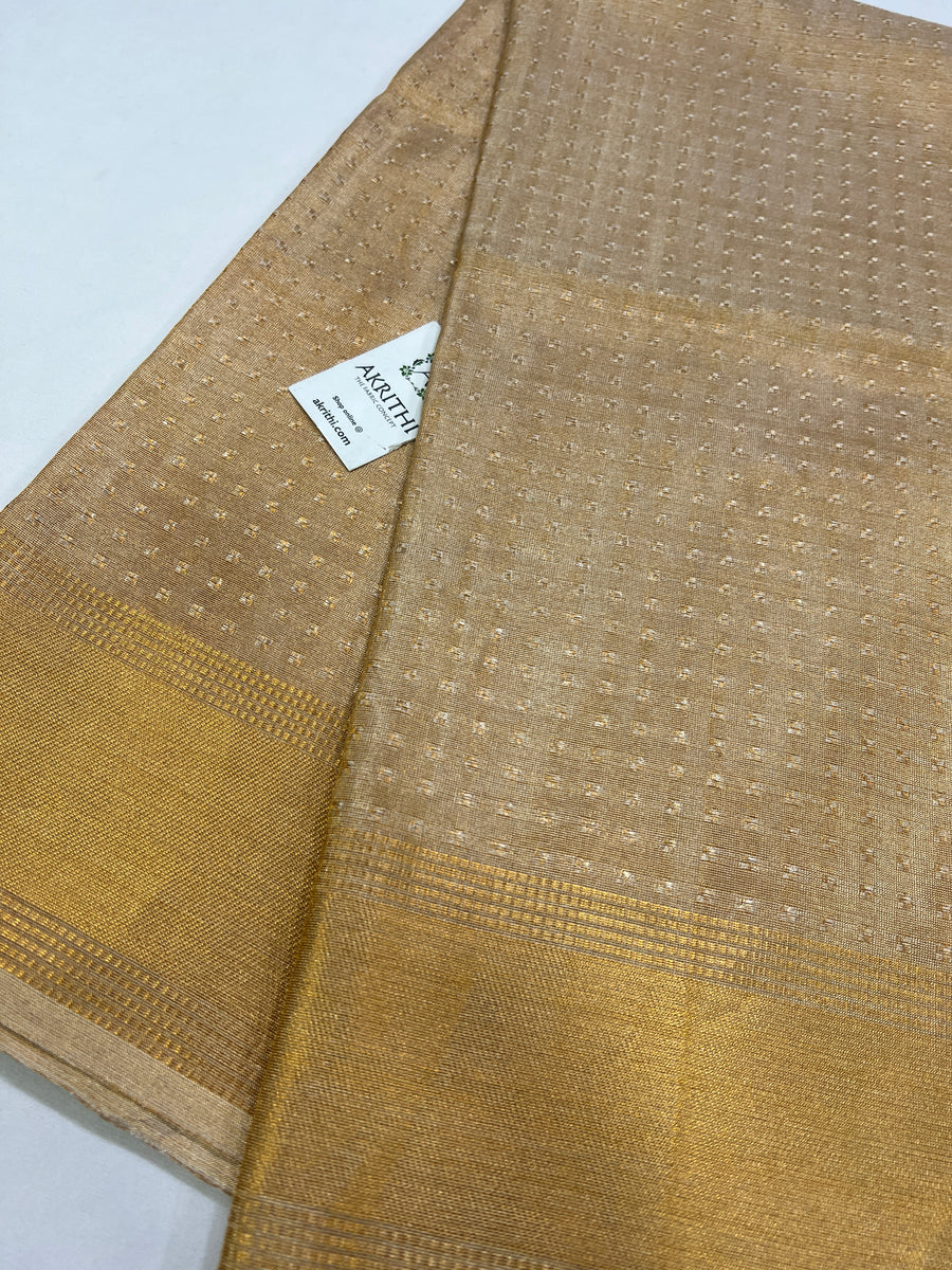 Pure gold tissue saree