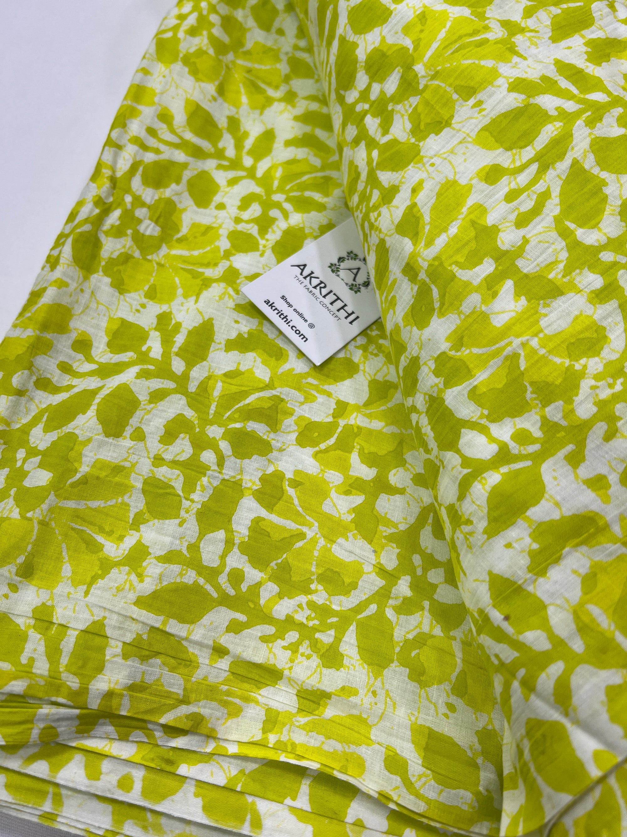 Printed pure cotton fabric