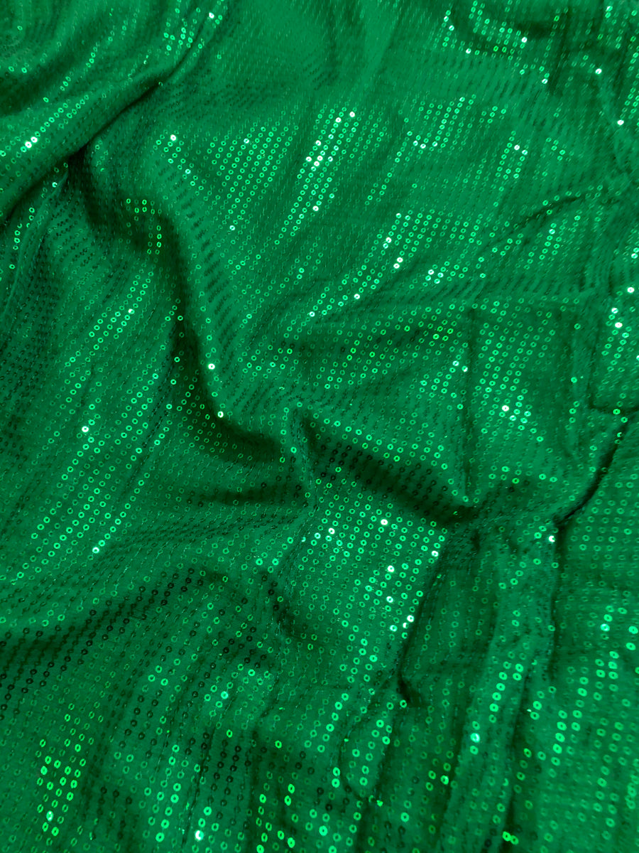 Sequins on georgette fabric