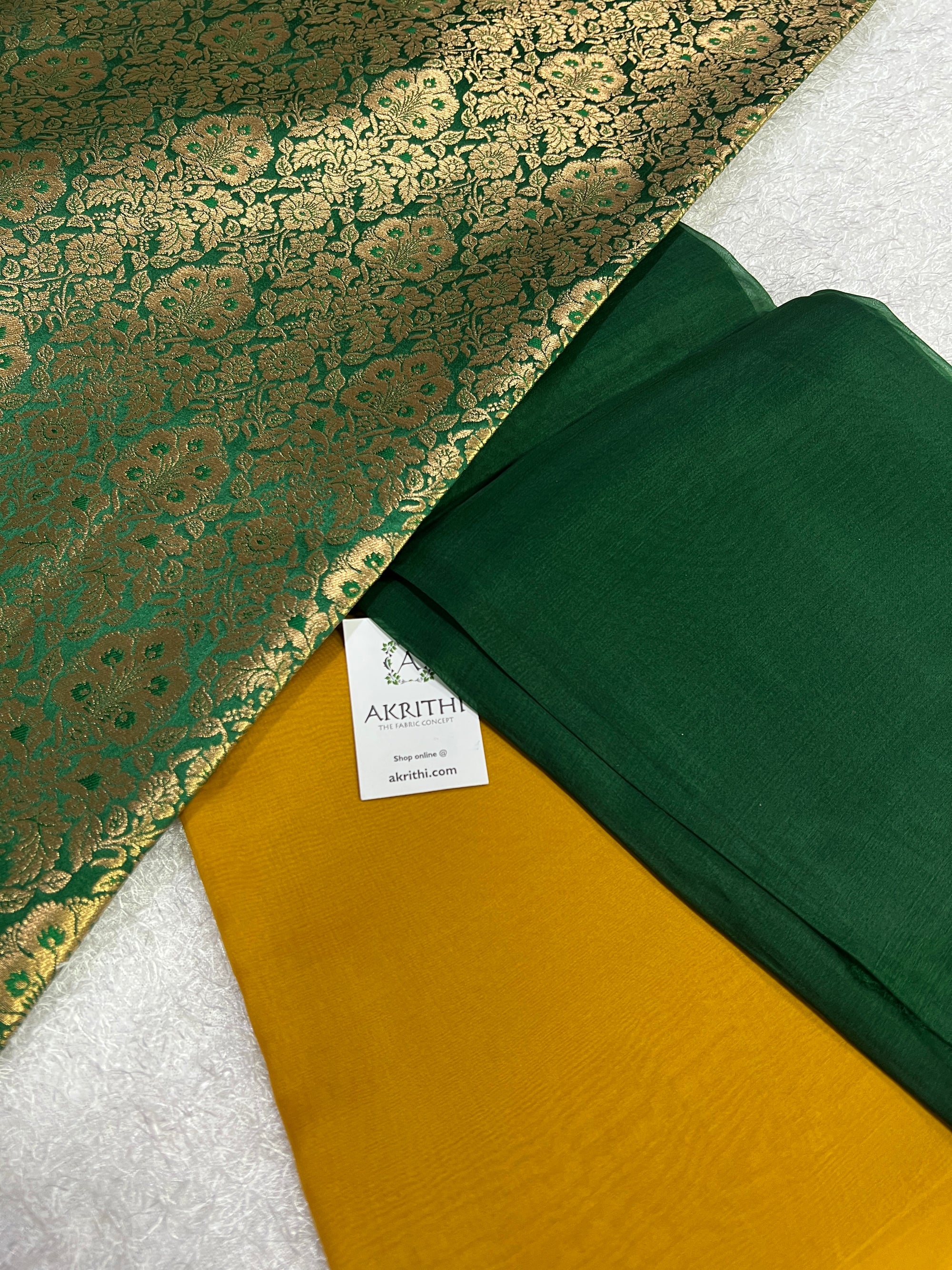 Pure silk organza saree with blouse