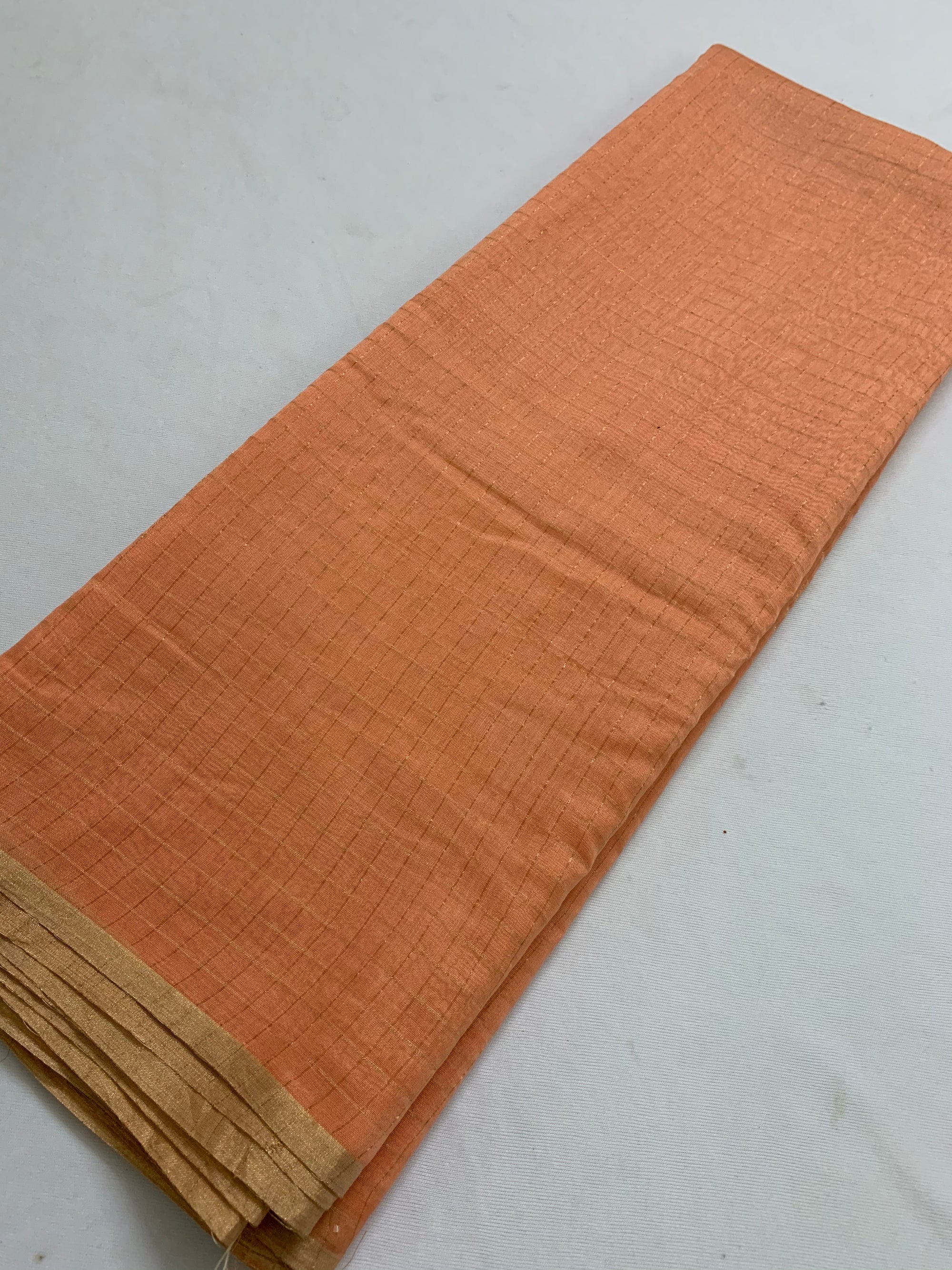 Pure chanderi checks saree