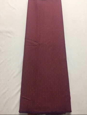 Self woven double sided cotton fabric