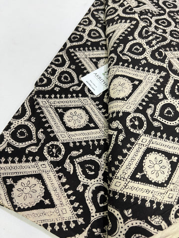 Hand block Printed pure cotton fabric