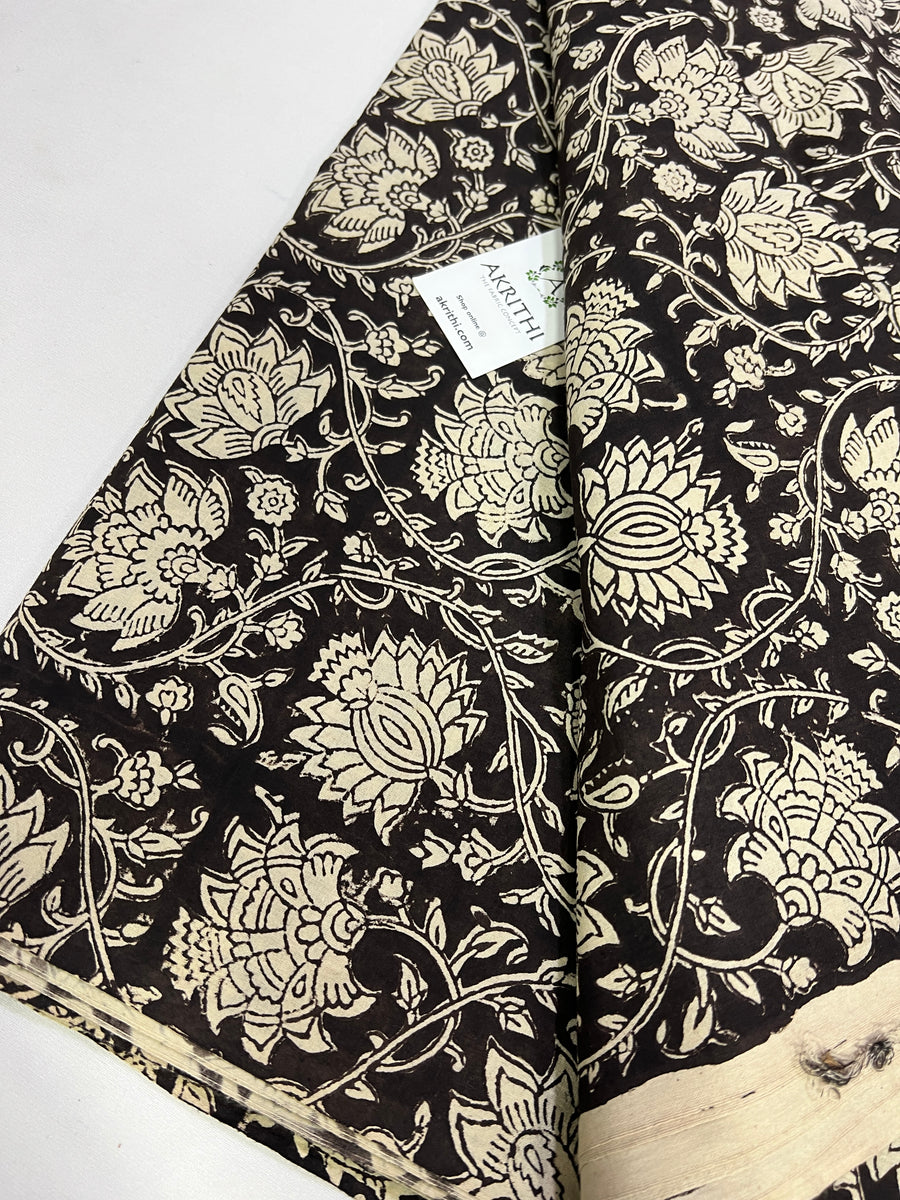 Hand block Printed pure cotton fabric