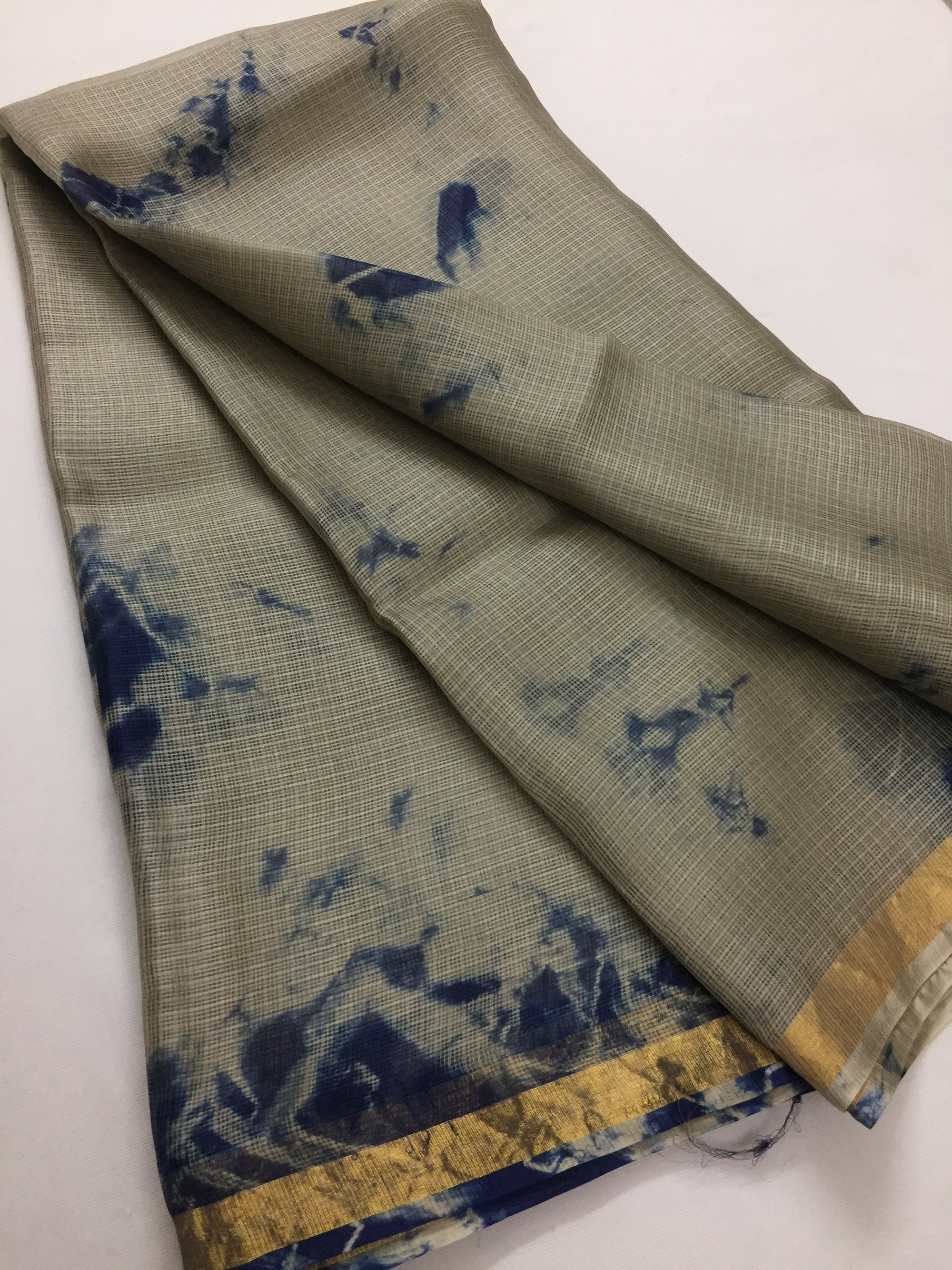 Tie and dye pure kota silk saree