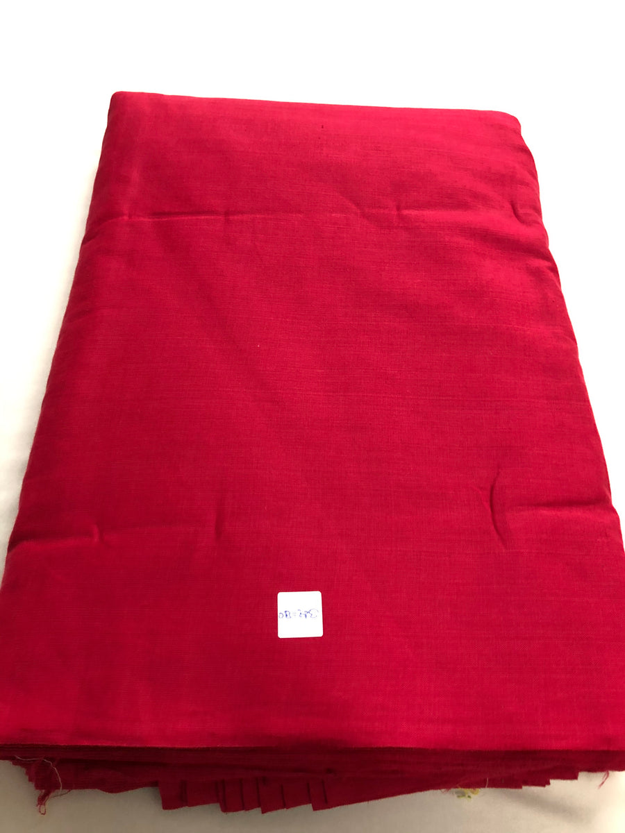 Plain cotton fabric