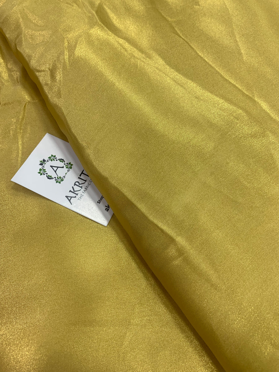 Foil georgette fabric