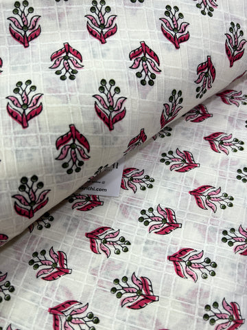 Printed pure cotton fabric