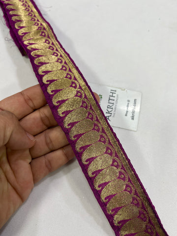 Handloom Banarasi lace 5 metres roll