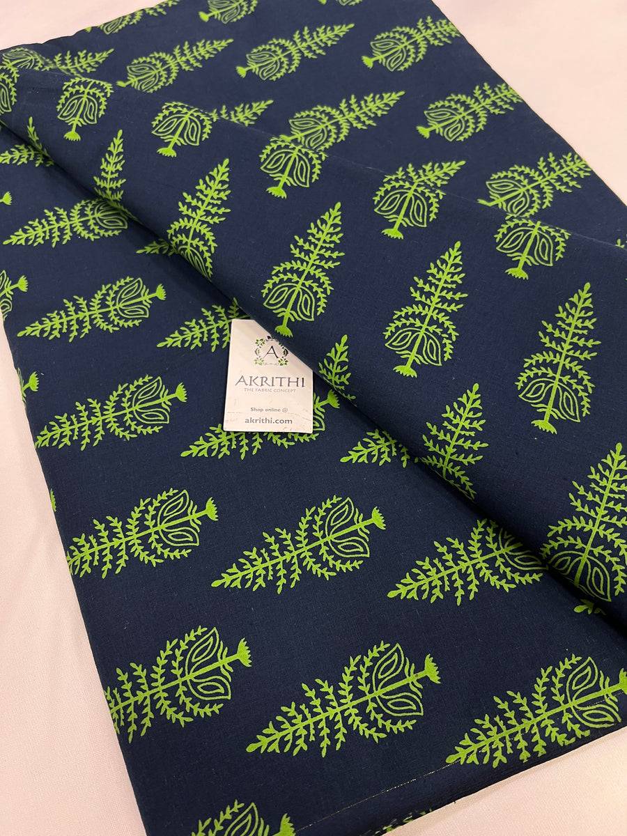 Printed pure cotton fabric