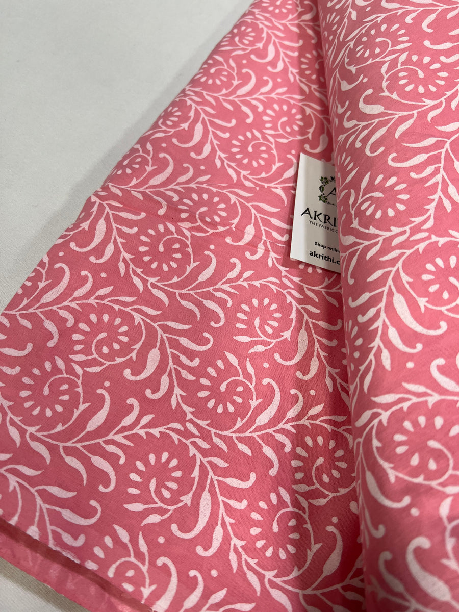 Printed pure cotton fabric