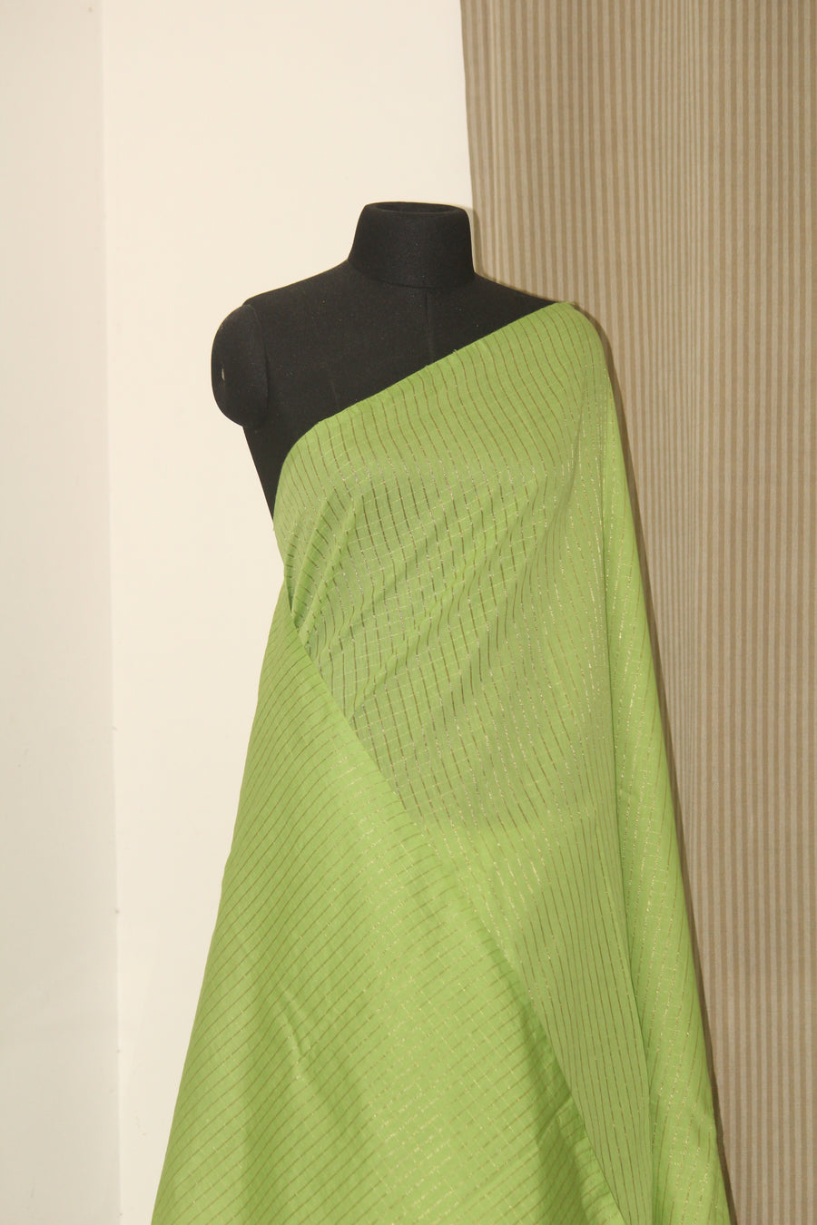 Silk cotton zari checks saree