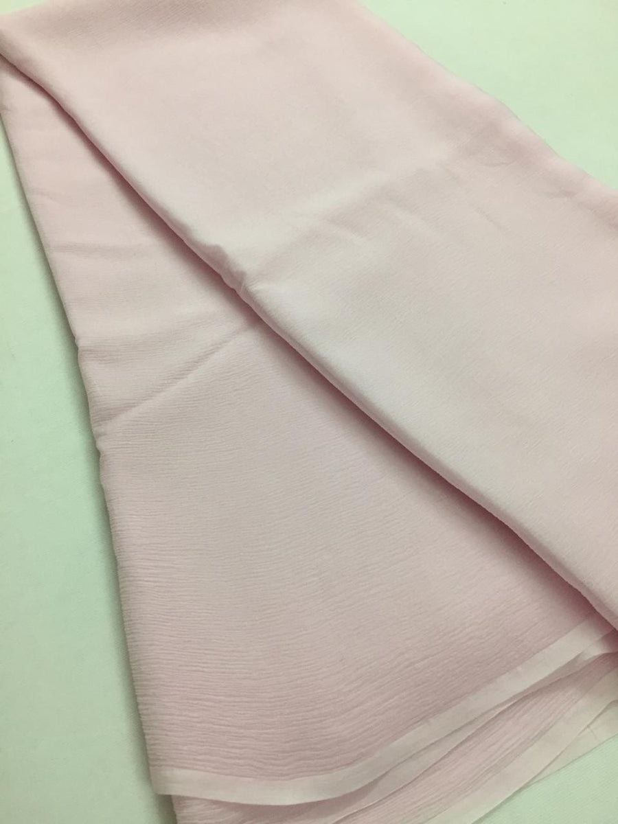 Pure silk platinum chiffon fabric