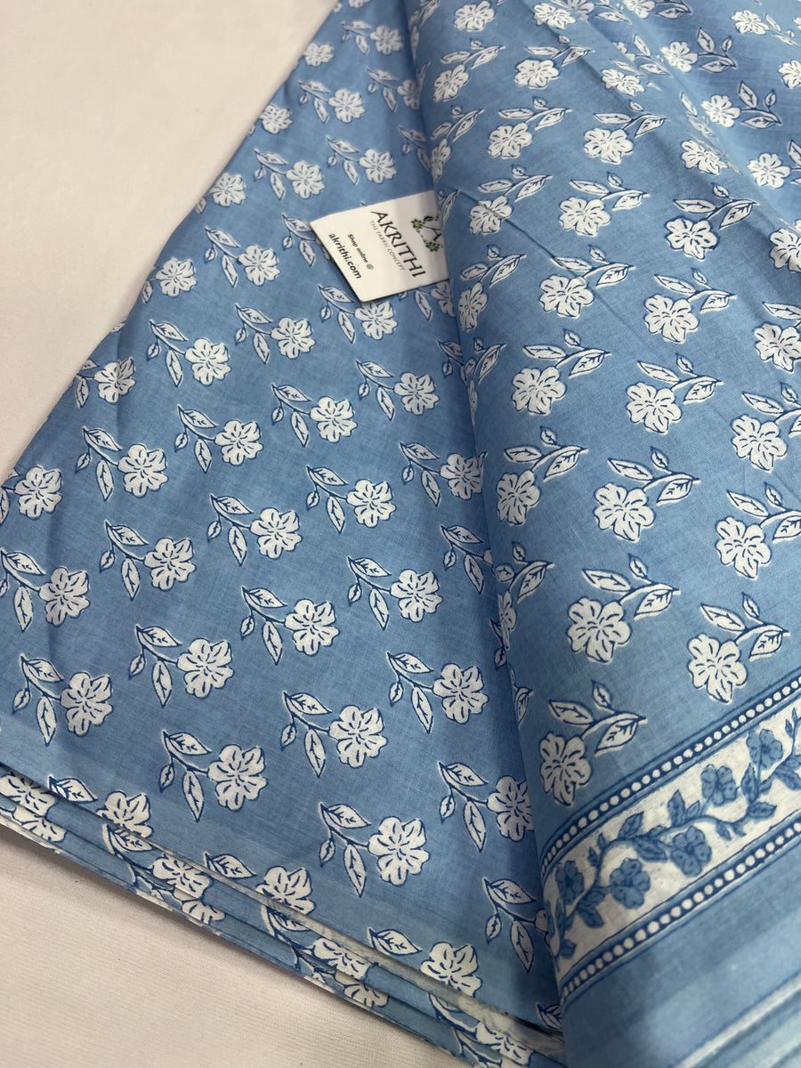 Printed pure cotton fabric