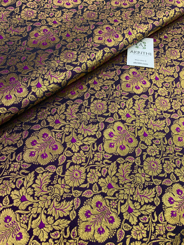 Handloom Banarasi brocade fabric