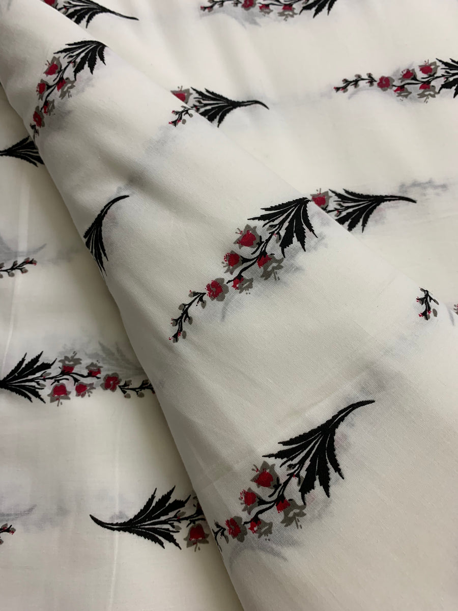 Printed pure cotton fabric