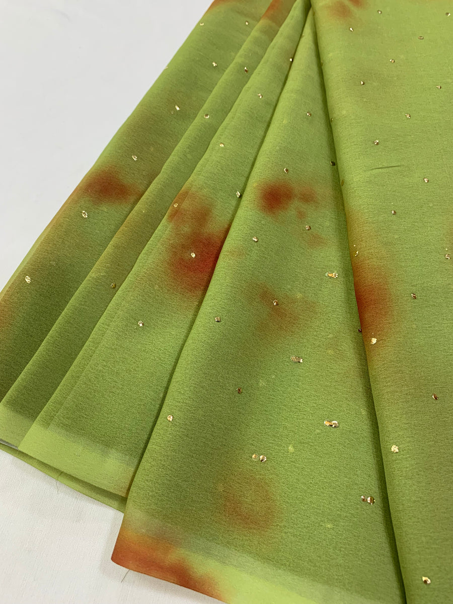 Shibori Printed georgette fabric