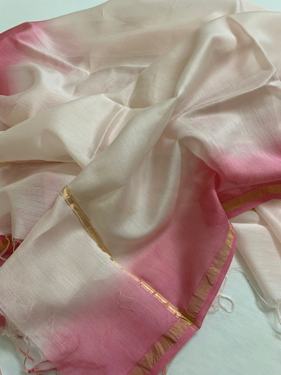 Chanderi shaded dupatta