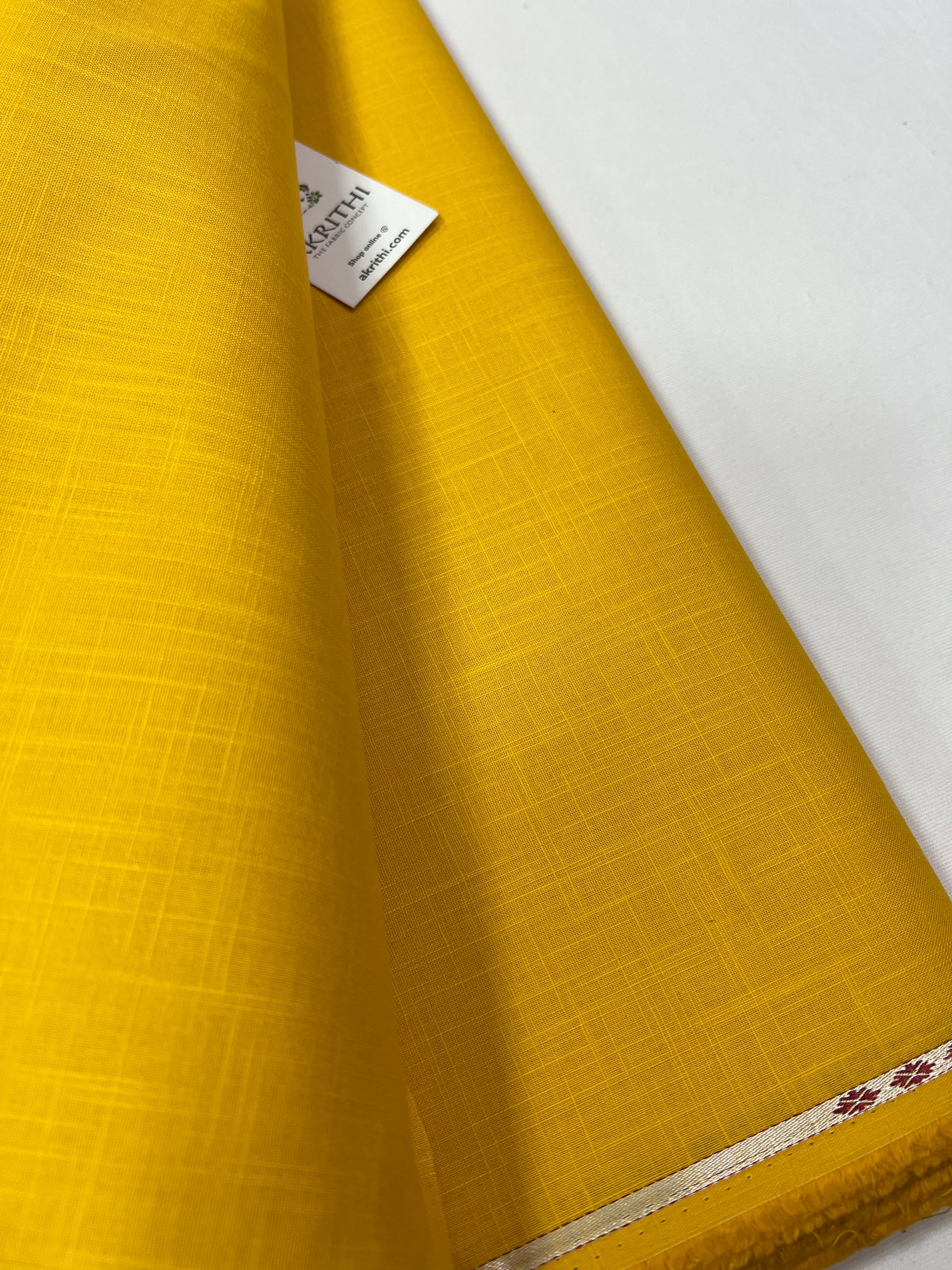 Plain cotton linen fabric