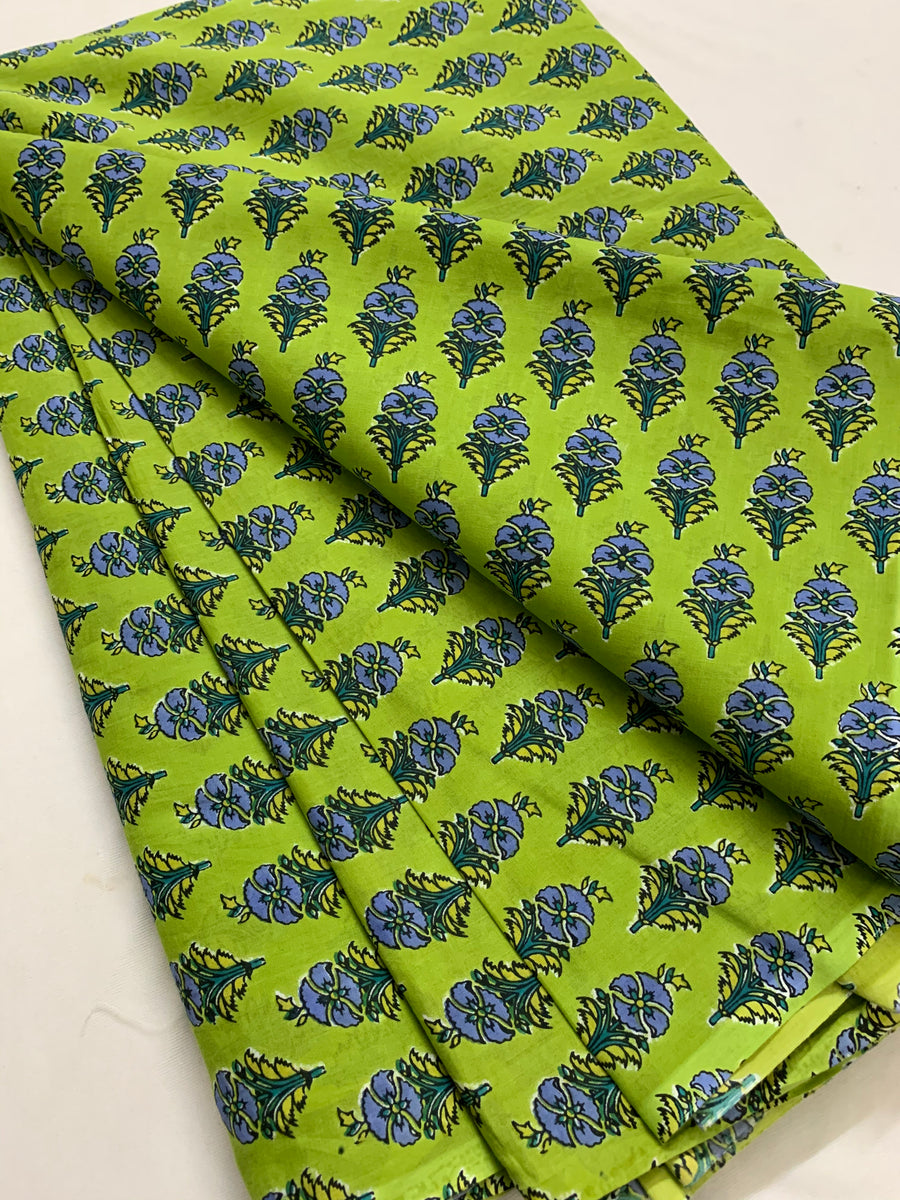 Printed pure cotton fabric