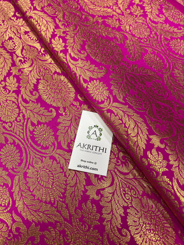 Handloom Banarasi brocade fabric