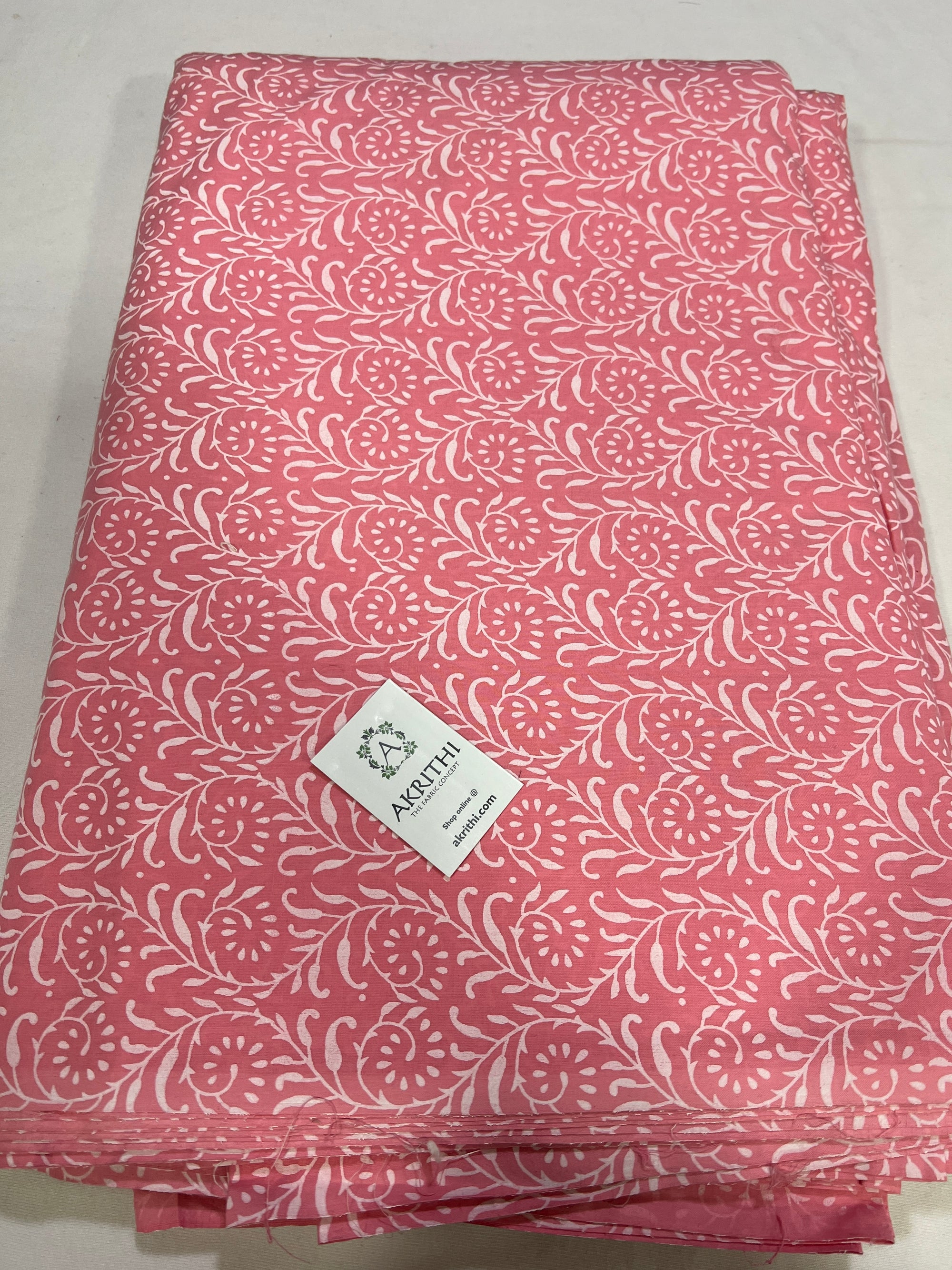 Printed pure cotton fabric